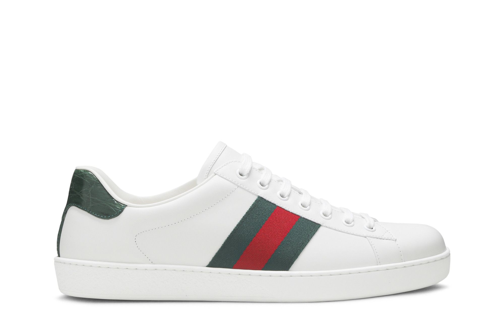 Buy Gucci Ace Leather White 386750 A3830 9071 GOAT UK