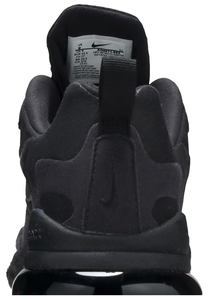 Nike Air Max 270 React Triple Black