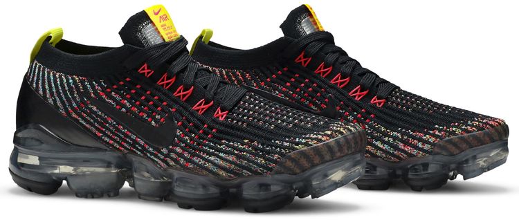 Nike Wmns Air VaporMax Flyknit 3 Black Multi Color