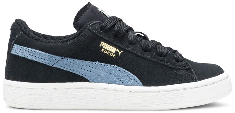 Puma Suede Jr Black Blue Heaven