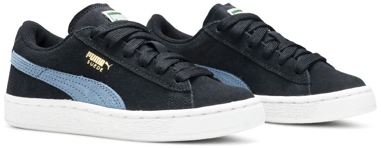 Puma Suede Jr Black Blue Heaven