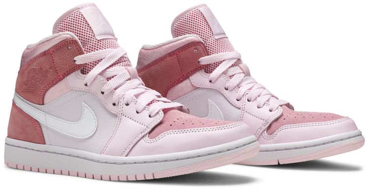 Wmns Air Jordan 1 Mid Digital Pink