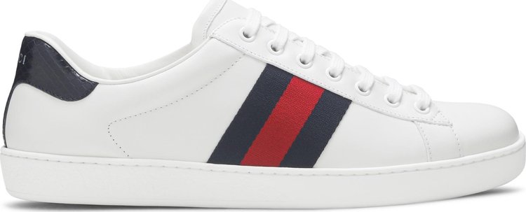 Gucci Ace Leather 'White Blue'
