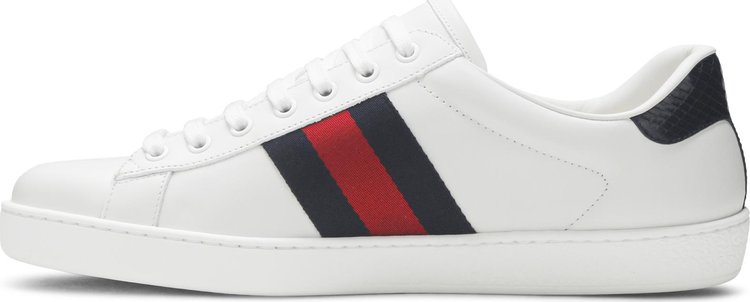 Gucci Ace Leather White Blue