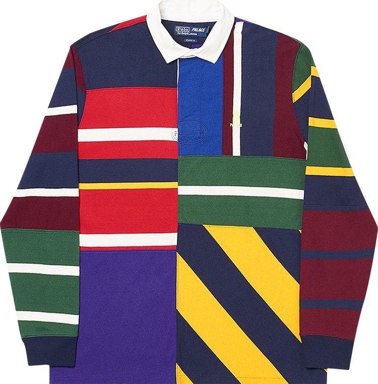 Palace x Ralph Lauren Pieced Rugby Polo 'Multicolor'