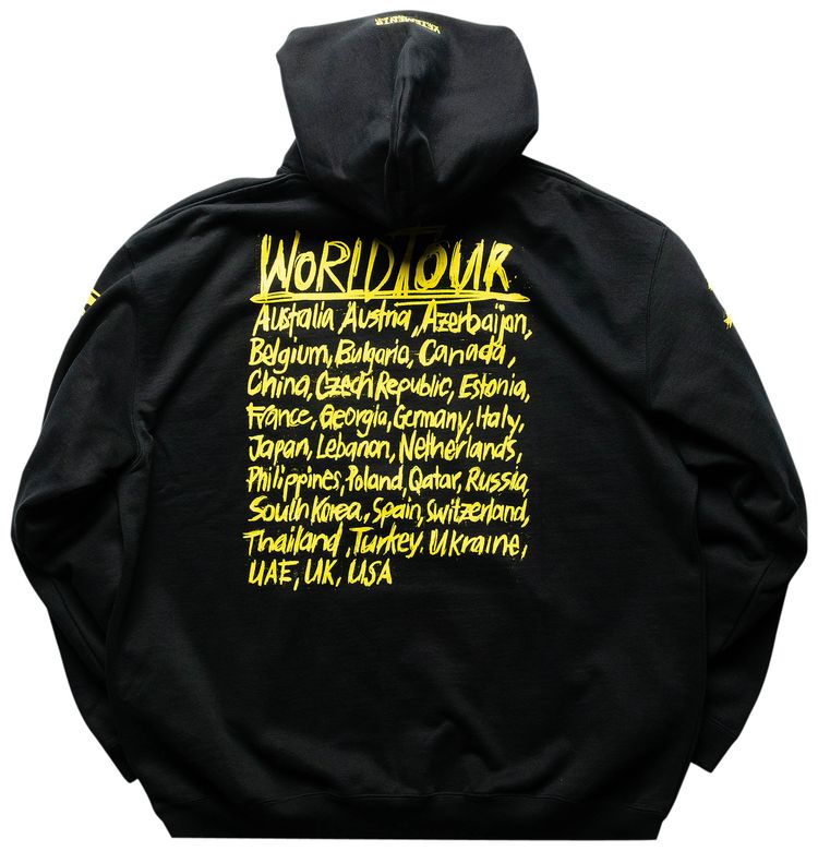 Vetements World Tour Hoodie Black