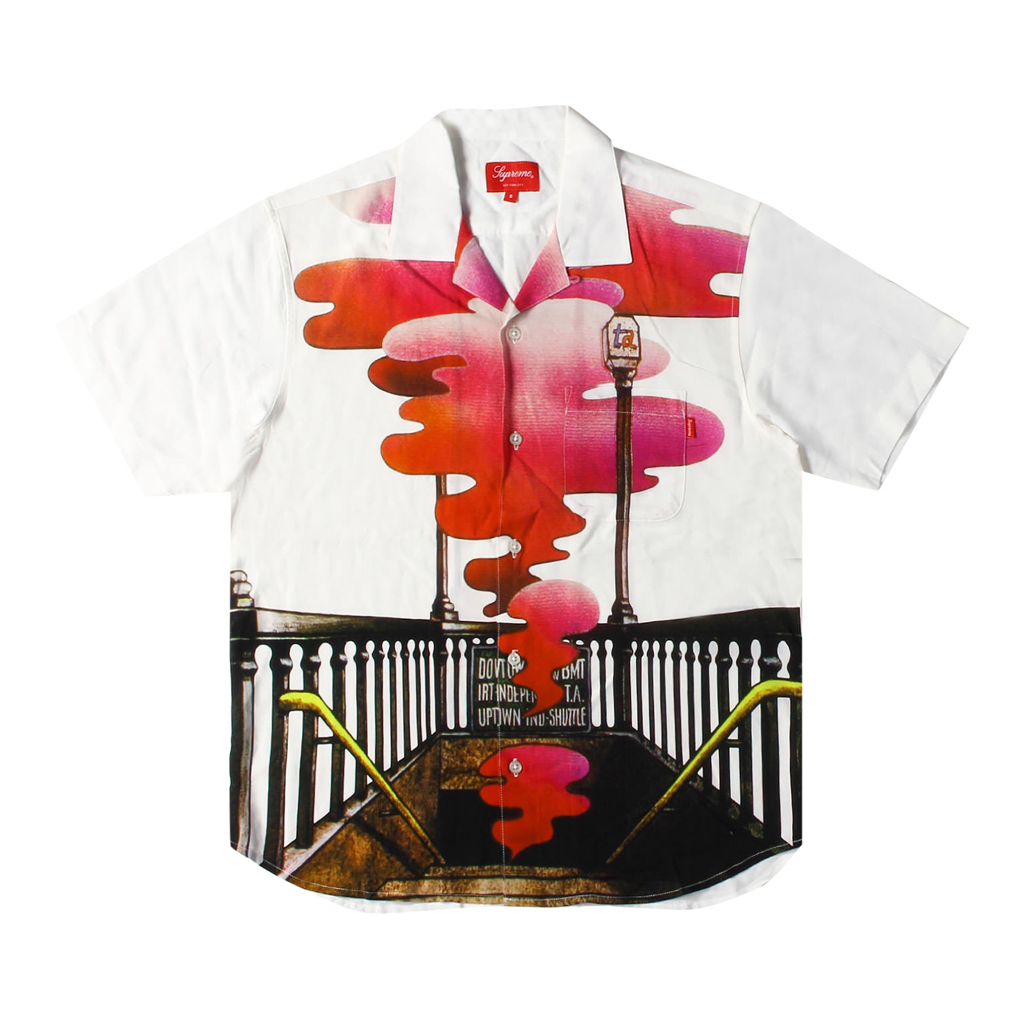 Buy Supreme The Velvet Underground Rayon Short-Sleeve Shirt 'White