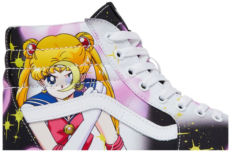 Sailor Moon x Vans Sk8 Hi Pretty Guardian   Black Pink