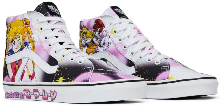 Sailor Moon x Vans Sk8 Hi Pretty Guardian   Black Pink