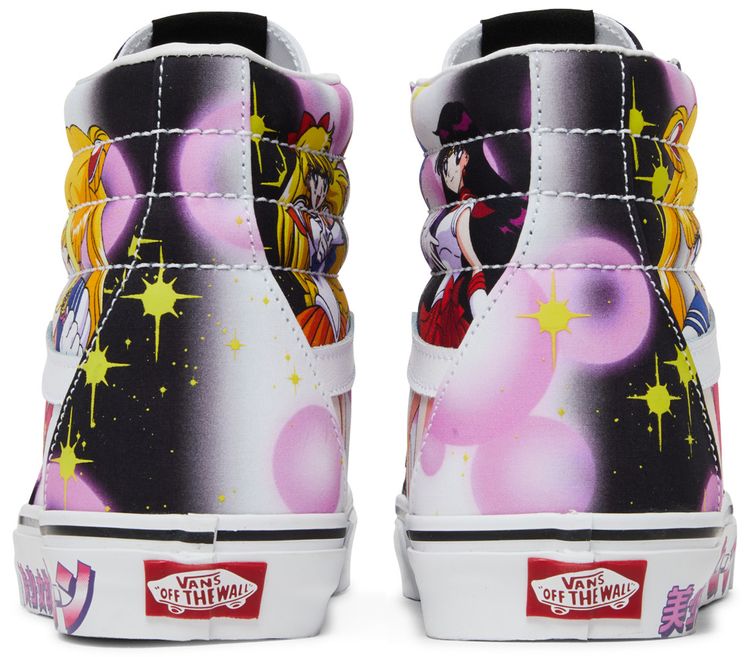 Sailor Moon x Vans Sk8 Hi Pretty Guardian   Black Pink