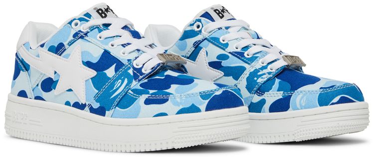 Bapesta Low 20th Anniversary   Blue ABC Camo