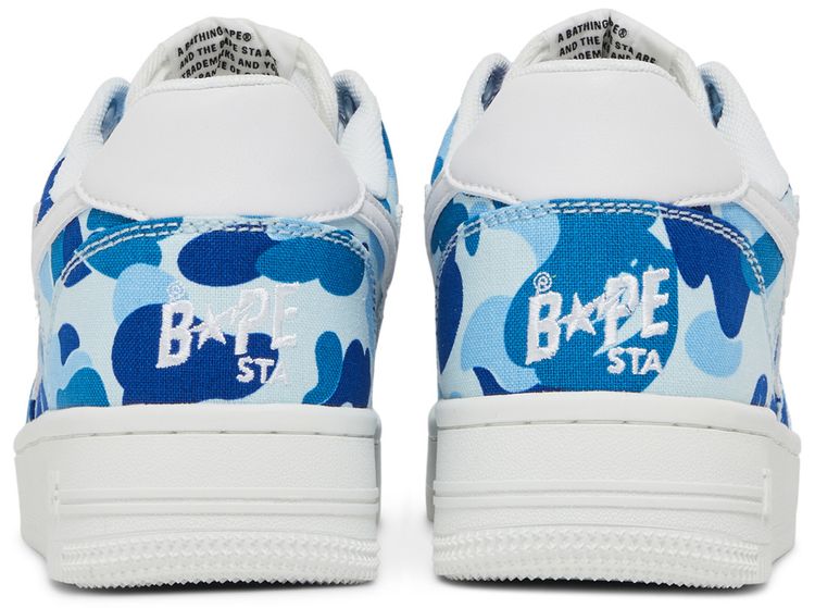Bapesta Low 20th Anniversary   Blue ABC Camo