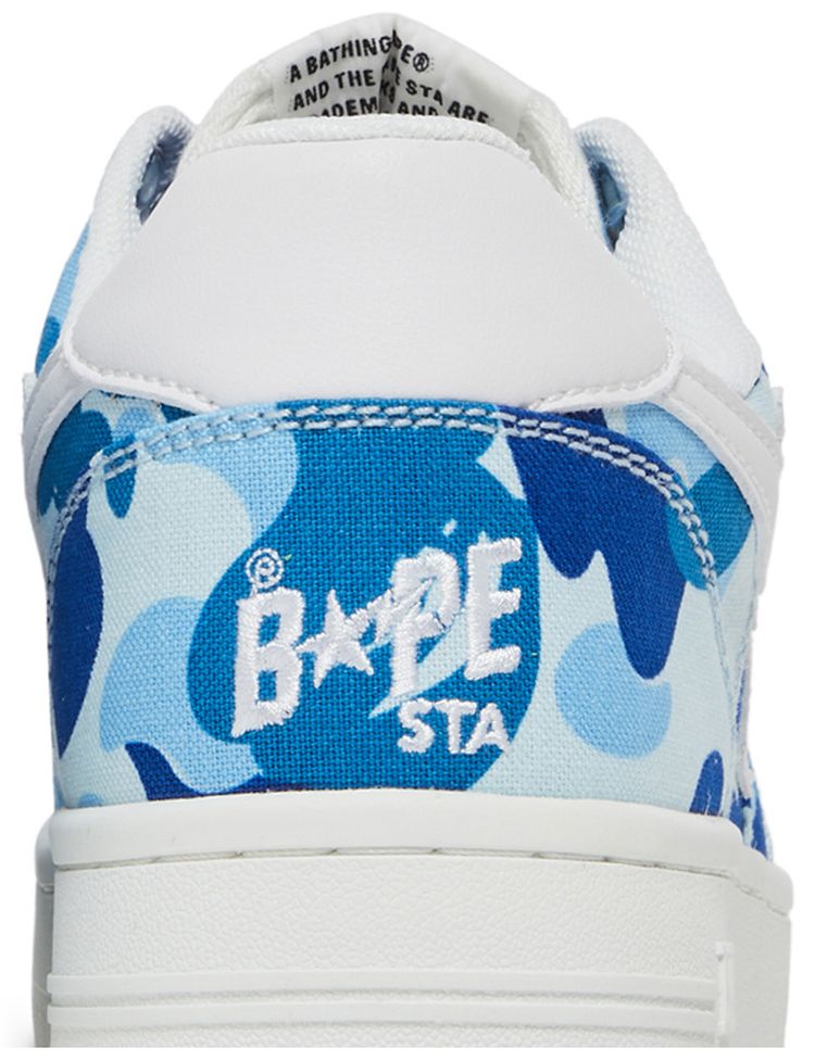 Bapesta Low 20th Anniversary   Blue ABC Camo