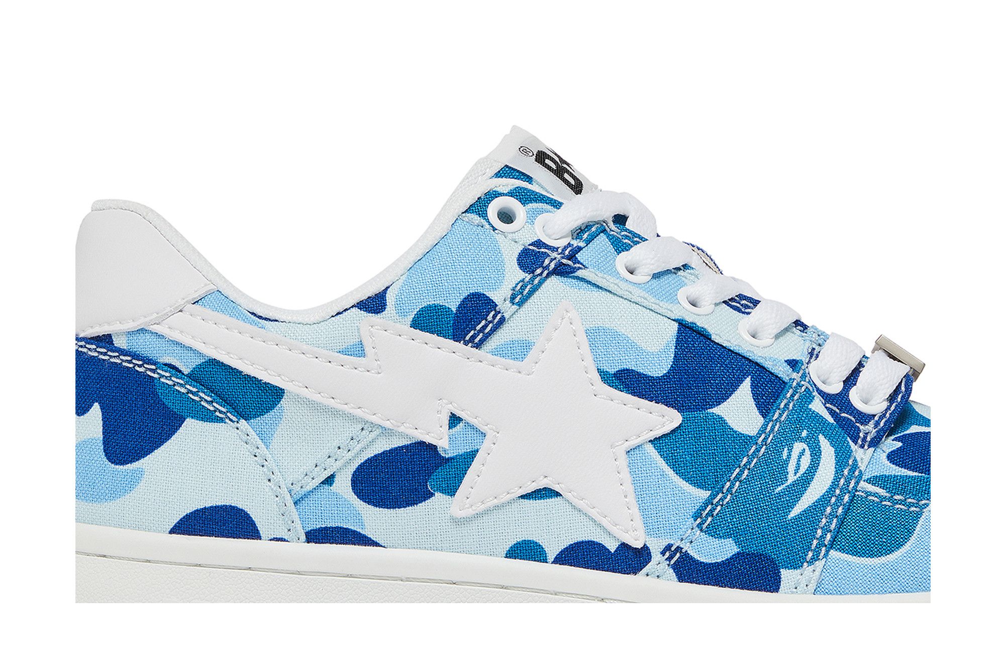 Size 10.0 Bapesta Low '20th Anniversary - Blue ABC Camo'