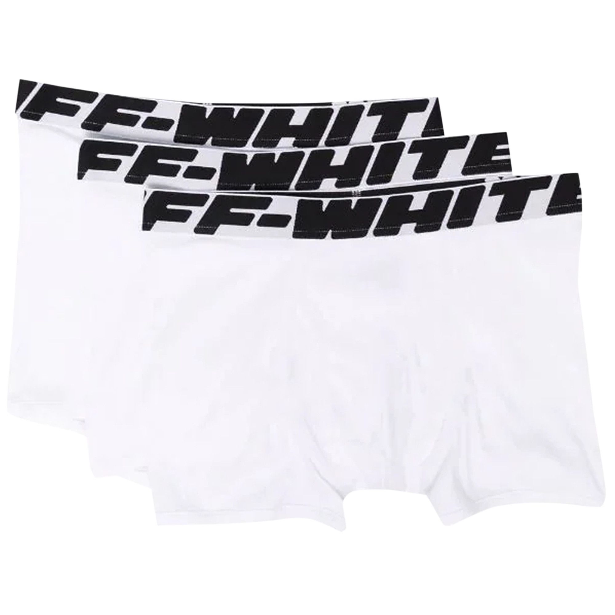 Buy Off-White Industrial Boxers (3 Pack) 'White/Black