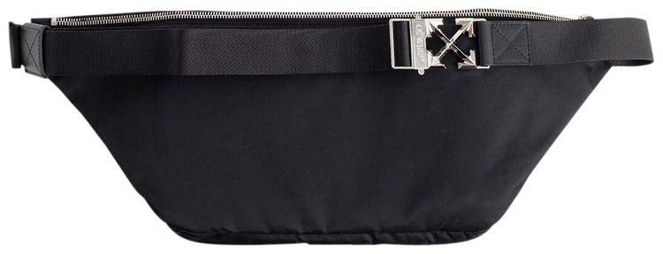 Off White Logo Print Crossbody Bag Black