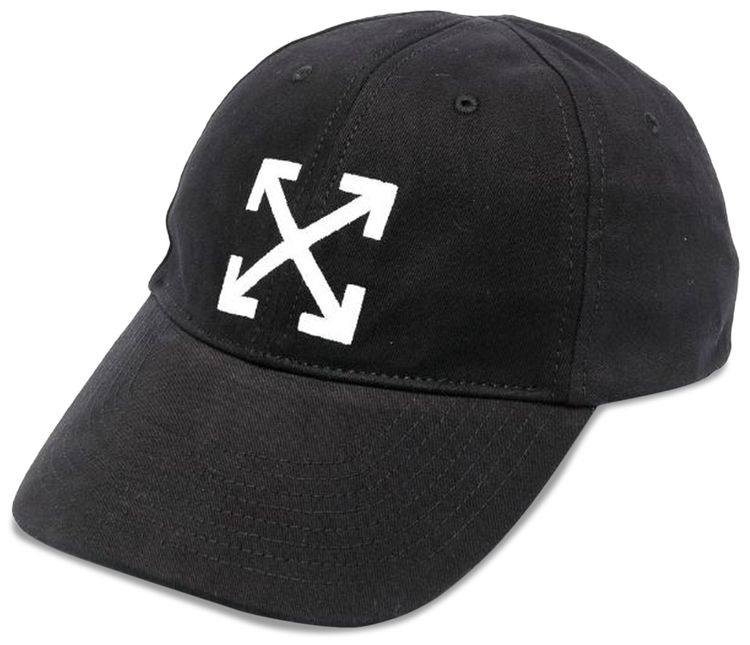 Off White Arrow Baseball Cap BlackWhite