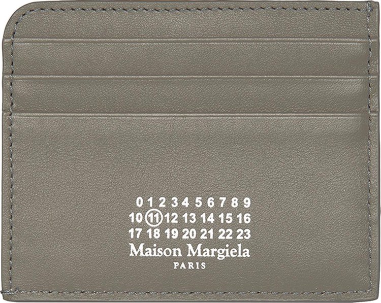 Maison Margiela Classic Card Holder Dark Grey