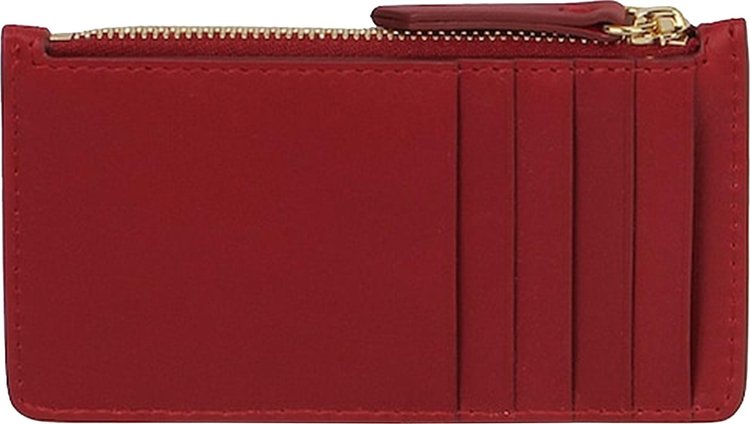 Maison Margiela Zip Card Holder Red