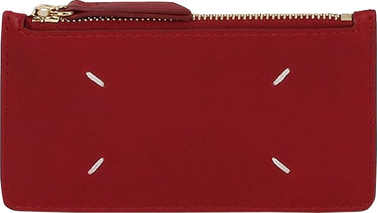 Maison Margiela Zip Card Holder 'Red'