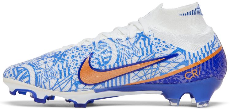 Nike Zoom Mercurial Superfly 9 Elite CR7 FG Azulejo