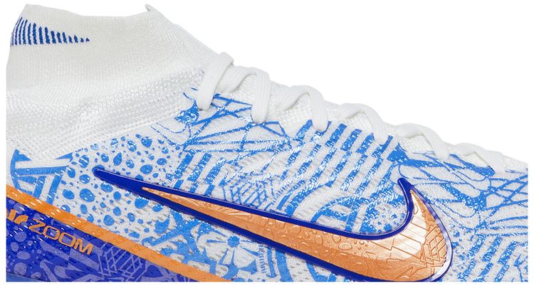 Nike Zoom Mercurial Superfly 9 Elite CR7 FG Azulejo