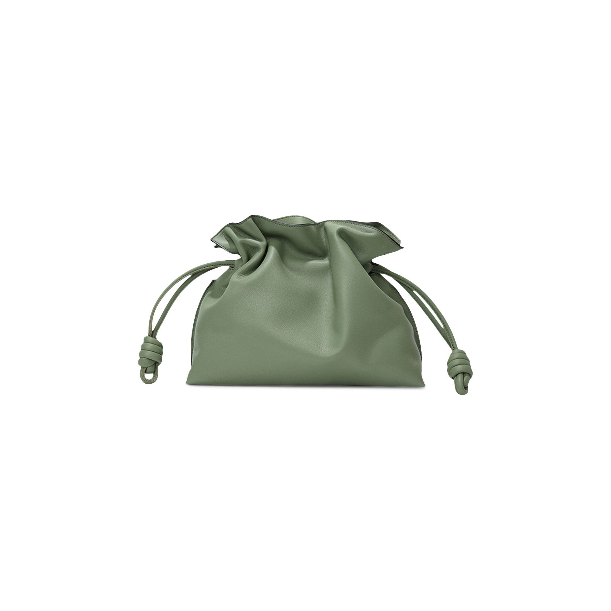 LOEWE バッグ Pebble pouch in smooth calfskin Green - LOEWE