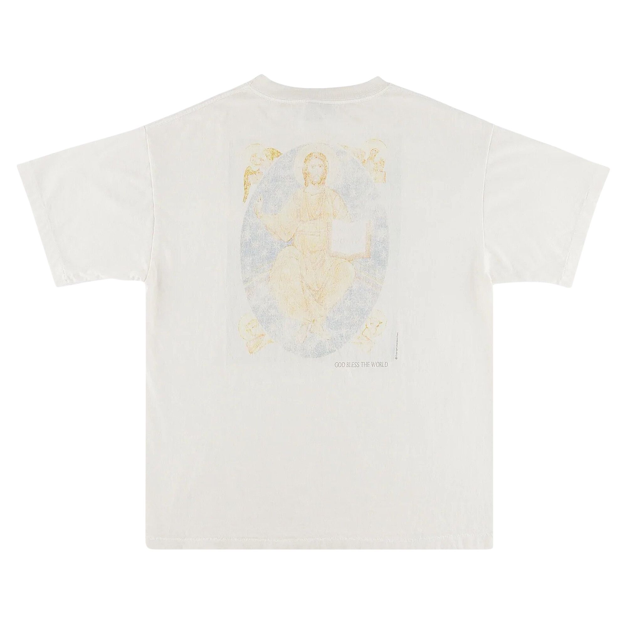 Buy SAINT Mxxxxxx Holy Mother T-Shirt 'White' - SM A22 0000 007