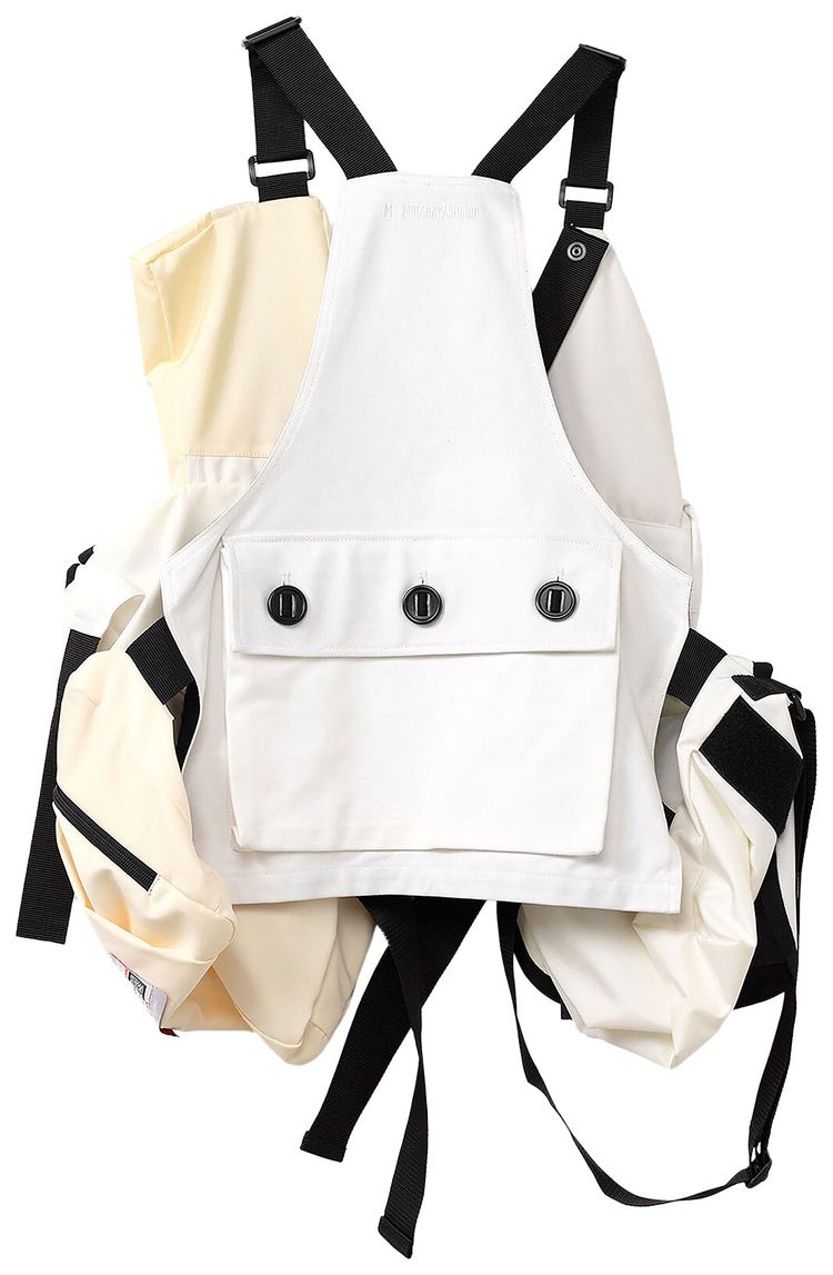 Maison Mihara Yasuhiro Bag Vest White