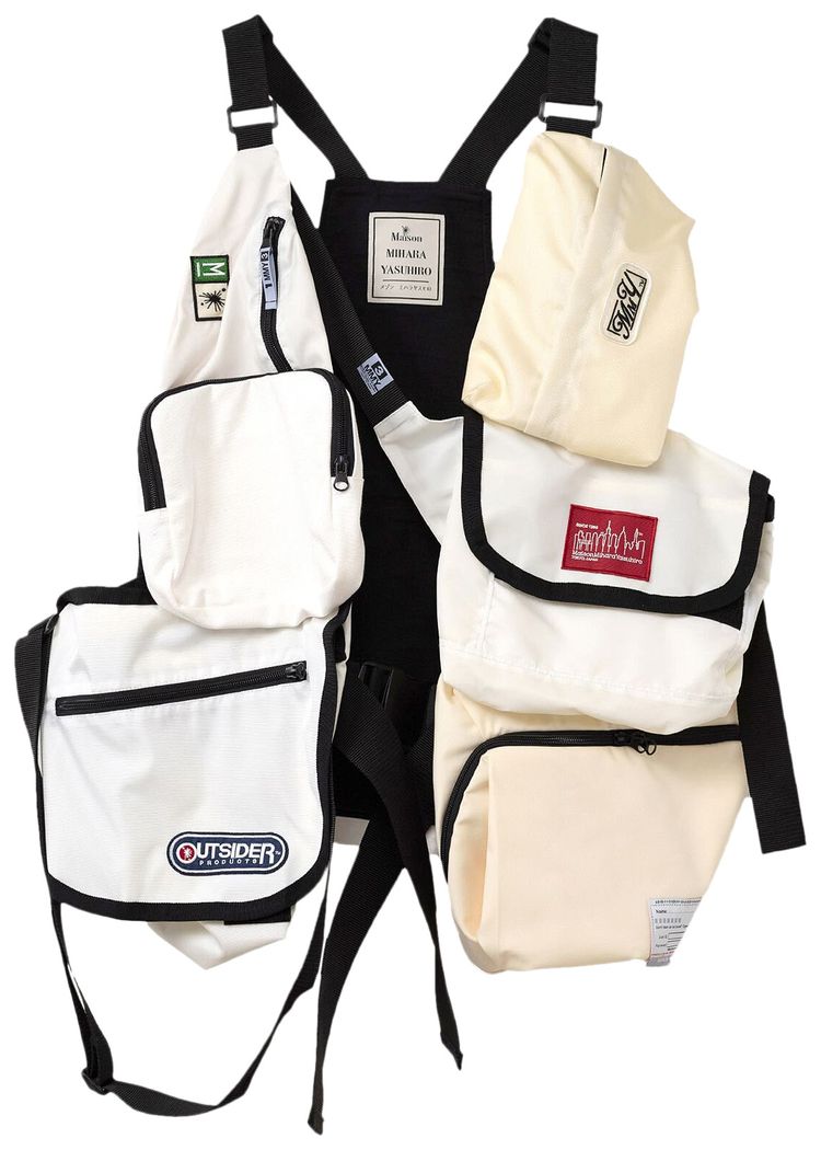 Maison Mihara Yasuhiro Bag Vest White