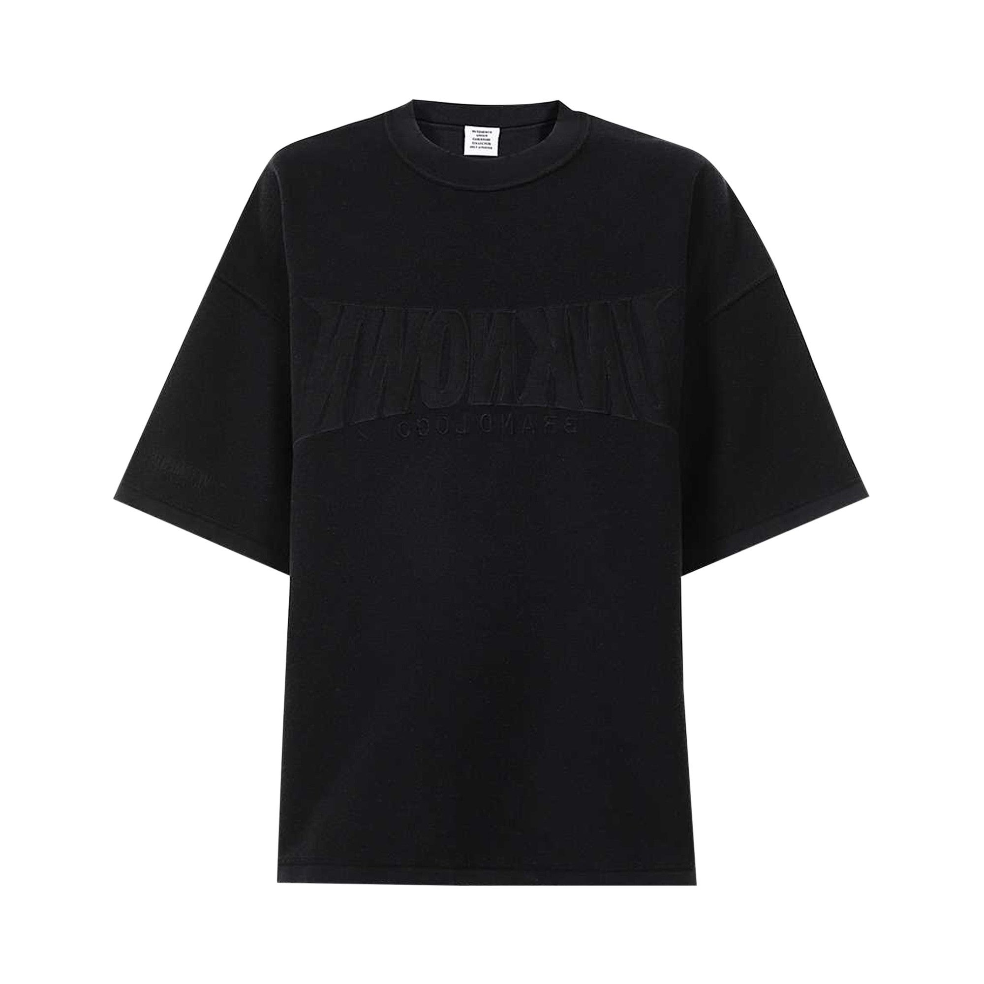 最新情報 Buy Vetements Black 'Dirty T-Shirt Oversized Unknown トップス