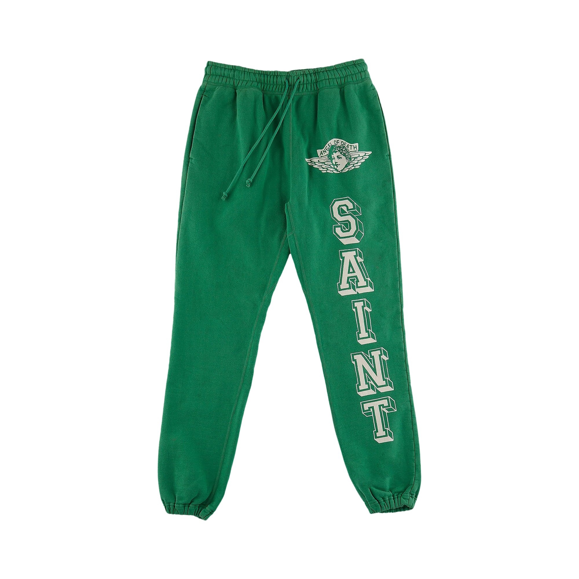 Buy Saint Michael Angel Sweatpants 'Green' - SM A22 0000 029 | GOAT