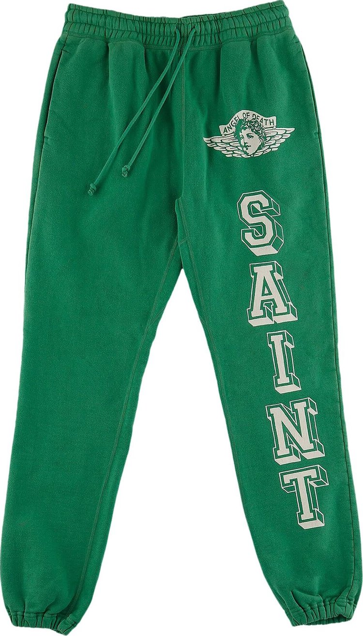 Saint Michael Angel Sweatpants 'Green'