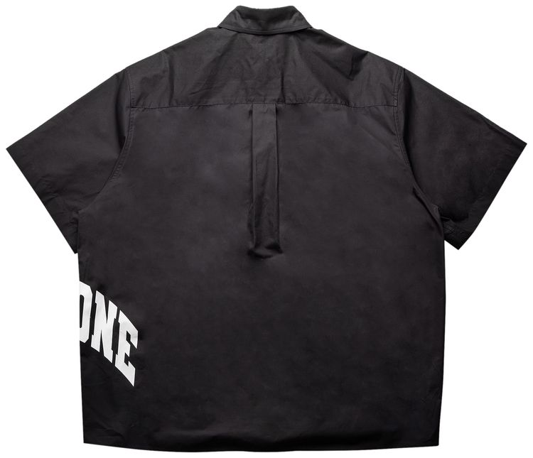 We11done Side Logo Short Sleeve Shirt Black