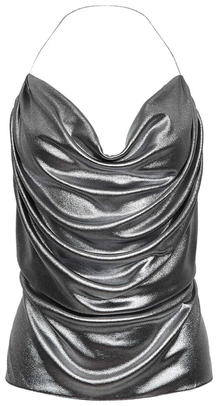 Loewe Draped Top BlackSilver