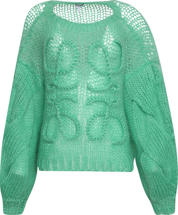Loewe Anagram Sweater 'Water Green'