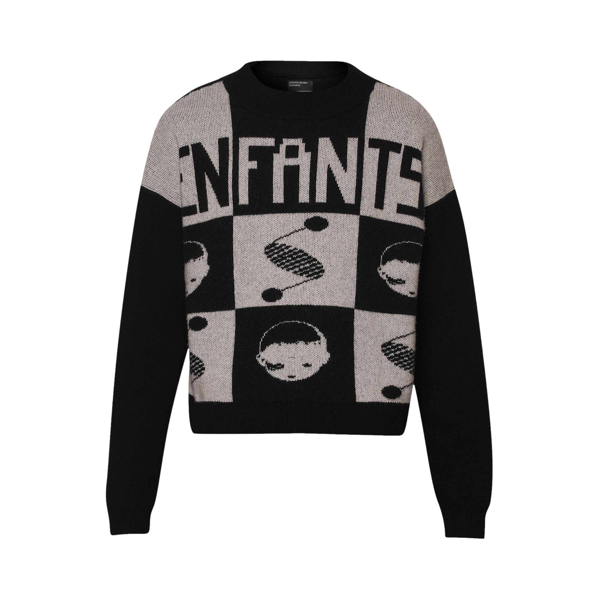 Buy Enfants Riches Déprimés Enfants Logo Check Sweater