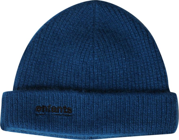 Enfants Riches Déprimés Cashmere Logo Beanie 'Blue/Black'