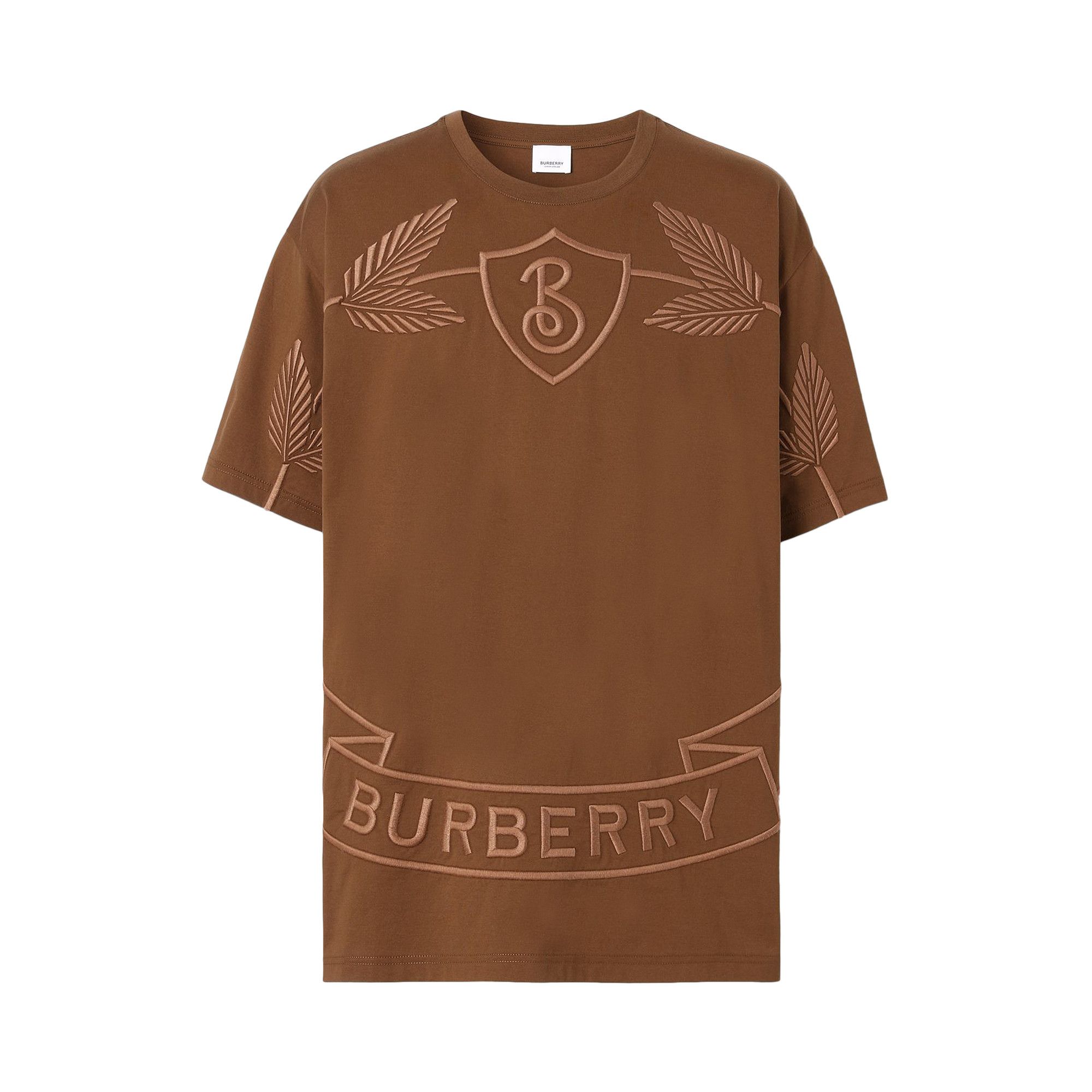 BURBERRY オークリーフクレスト Tシャツ 8063203-DUSTY ORANGE BURBERRY オークリーフクレスト Tシャツ 8063203-DUSTY ORANGE