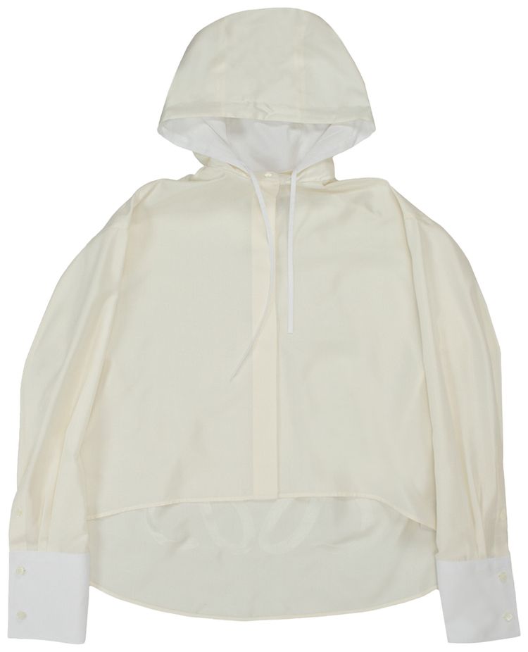 Loewe Loewe Hooded Shirt Ecru