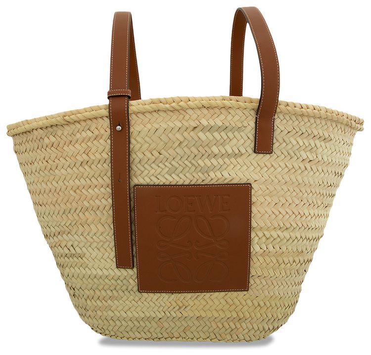 Buy Loewe Large Basket Bag 'Natural/Tan' 327 02 S81 2435 GOAT