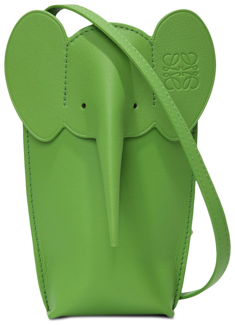 Loewe Elephant Pocket Pea Green