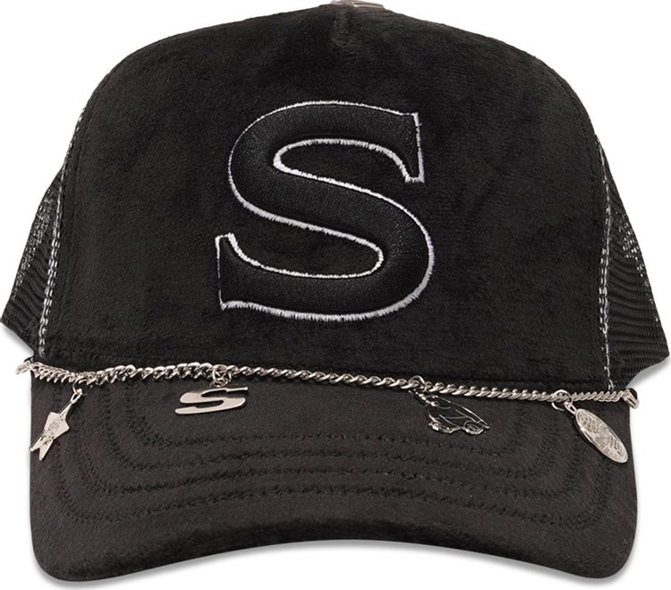 Saintwoods Fuzzy Charm Trucker 'Black'