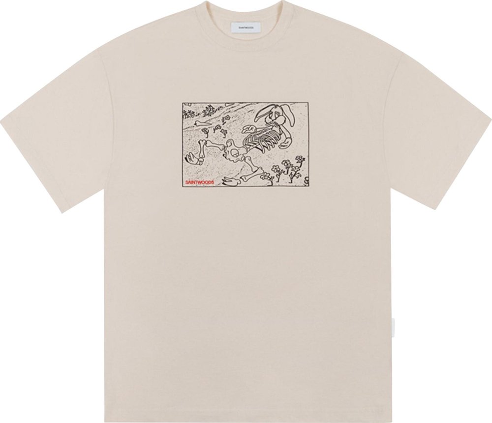 Buy Saintwoods What Happened? Tee 'Sand' - SW01625 SAND | GOAT