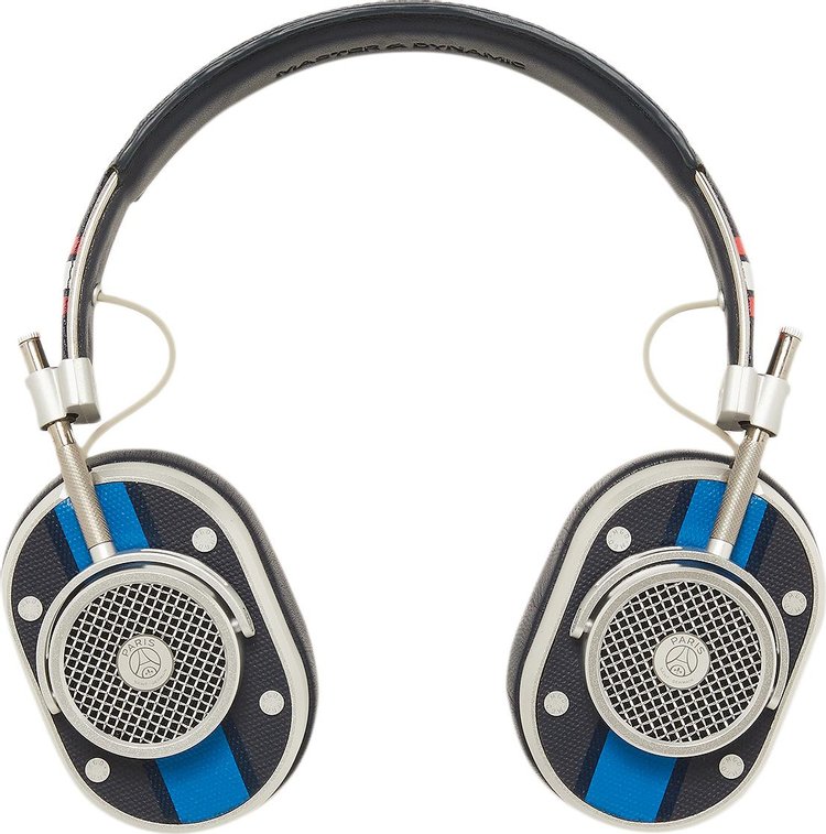 Master & Dynamic x Paris Saint-Germain MH40 Wireless Over Ear Headphones 'Silver/Blue'