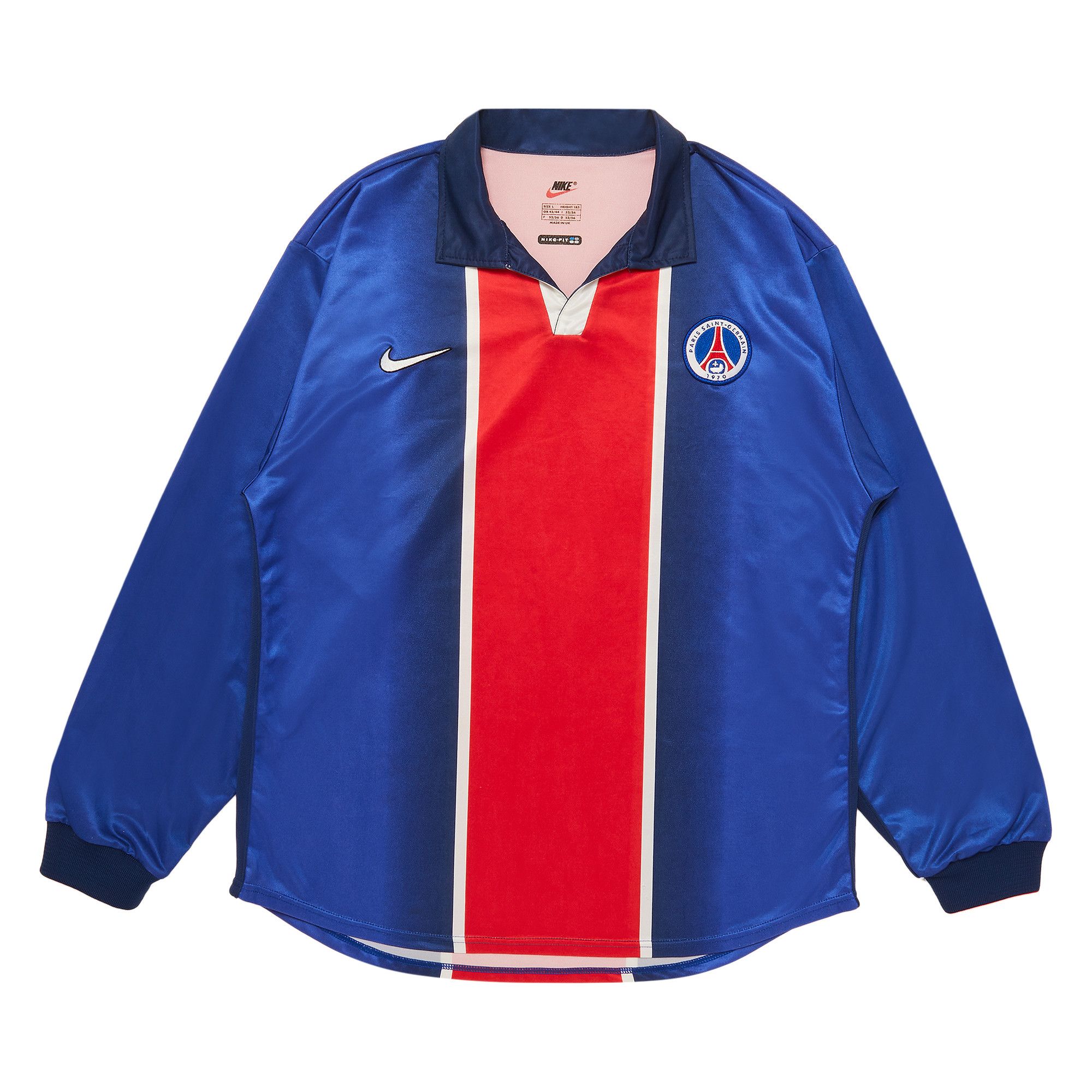 Buy Nike Paris Saint Germain Long Sleeve Jersey Blue Red 0001