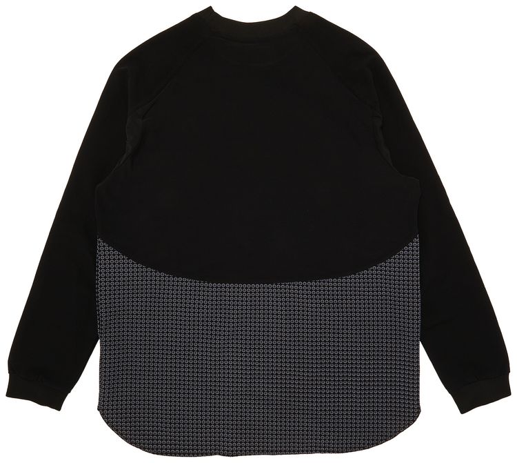 Nike Paris Saint Germain Logo Patch Long Sleeve BlackGrey