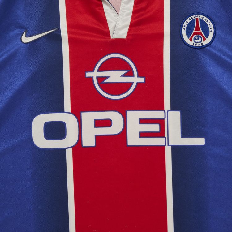 Vintage Nike Paris Saint Germain Opel Home Jersey BlueRed
