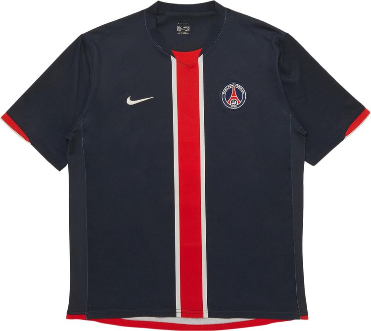 Nike Paris Saint-Germain Logo Patch Jersey 'Navy/Red'