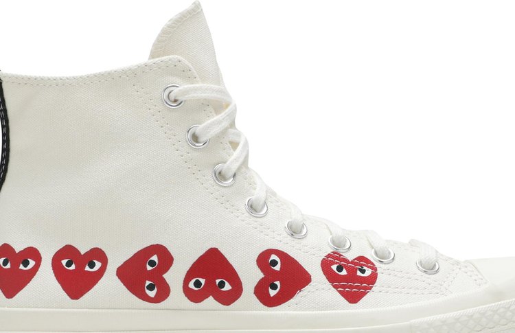 Comme des Garcons Play x Chuck 70 Hi Top Multi Heart